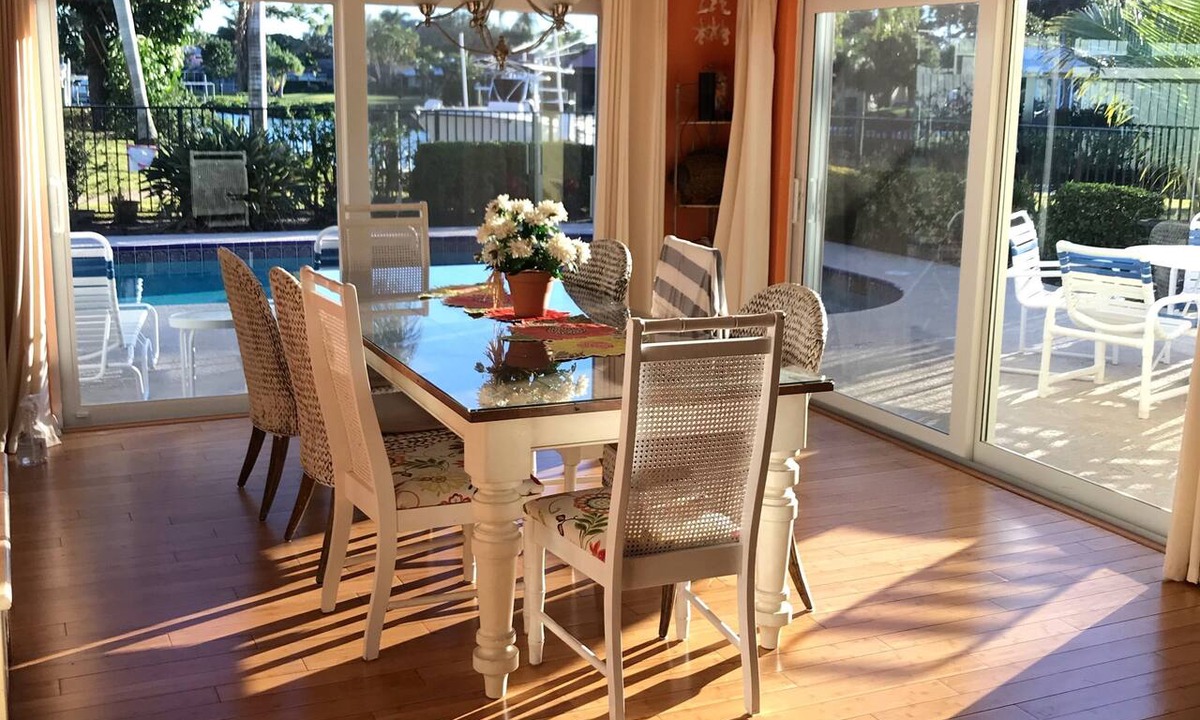 North River Shores House | Stuart Waterfront Tropical Paradise heated pool. Close to beaches and downtown.