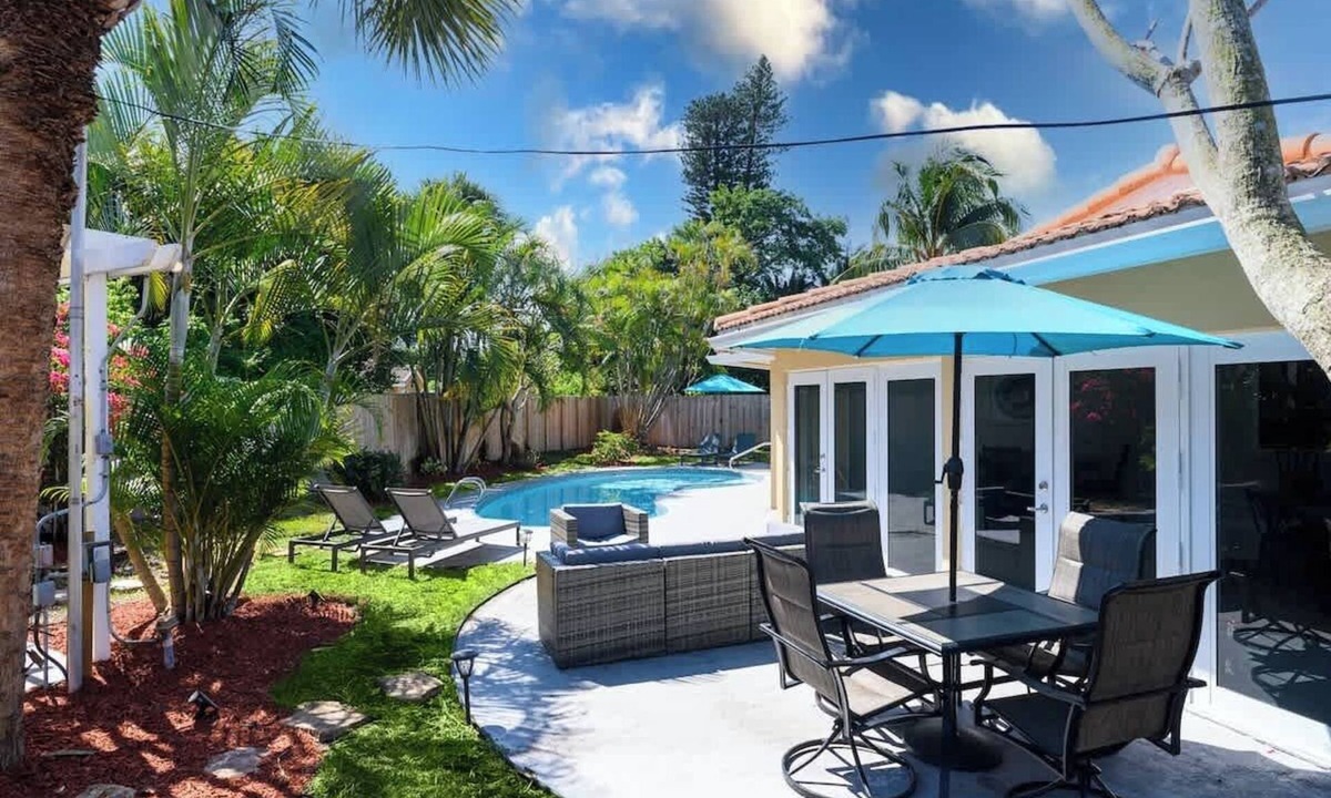 Coral Ridge Isles House | Stunning 4 Bedrooms House with Pool 6mins to Ocean
