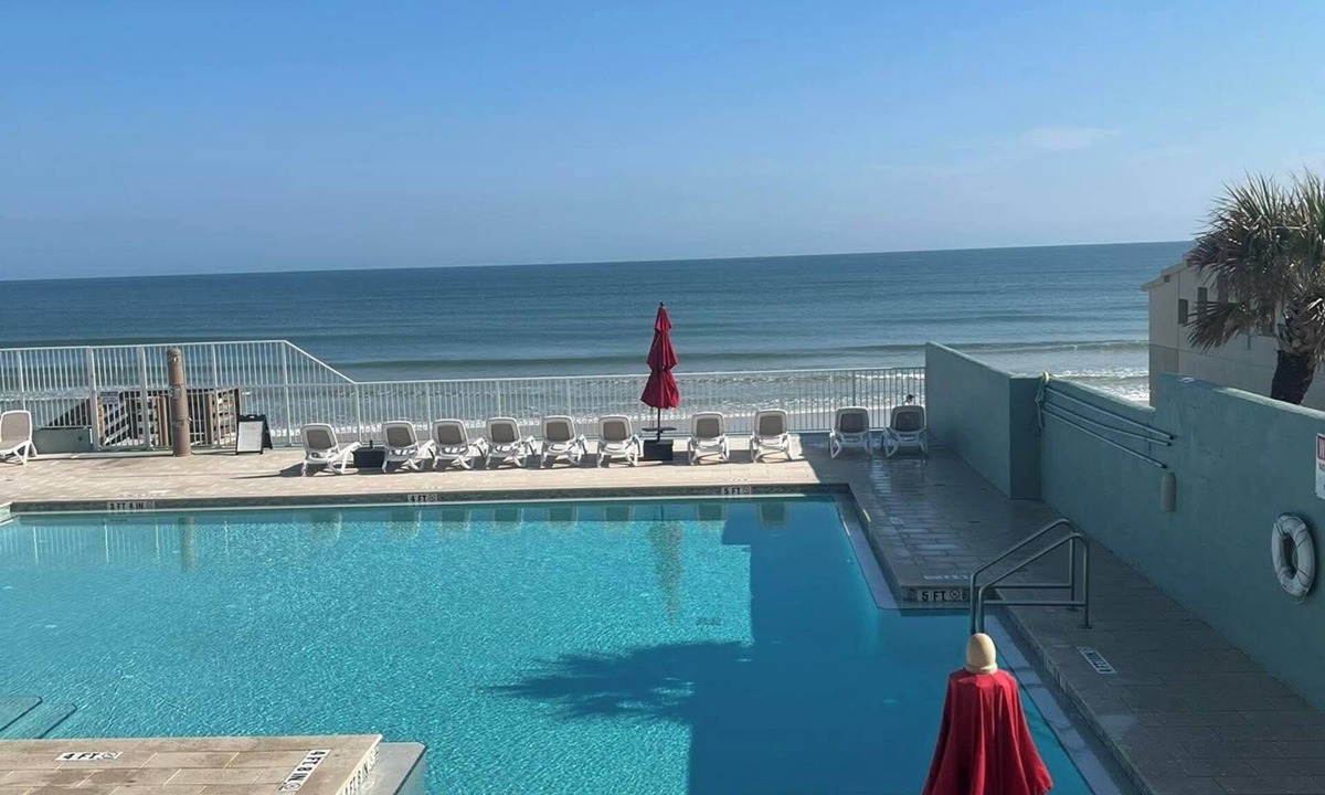 East Daytona Condo | Stunning Ocean Front, Ocean view, 1-bedroom condo on Famous Daytona Beach.