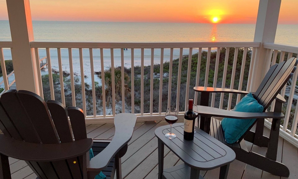 Cape San Blas House | Summer Dreams: Beachfront, Private Pool, Pet Friendly, North Cape