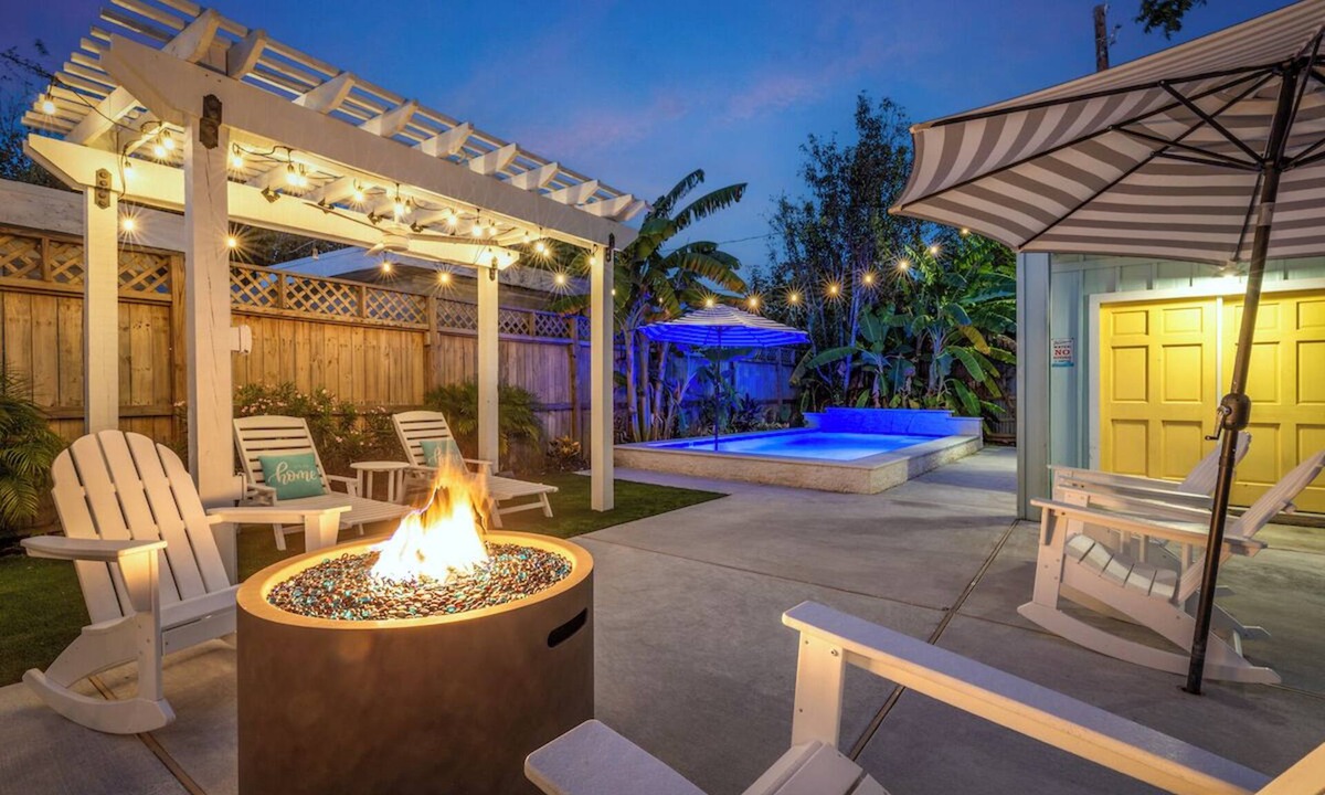 Galveston House | Summerwind: Award Winner! Pool, Firepit & 3 Blocks to Beach