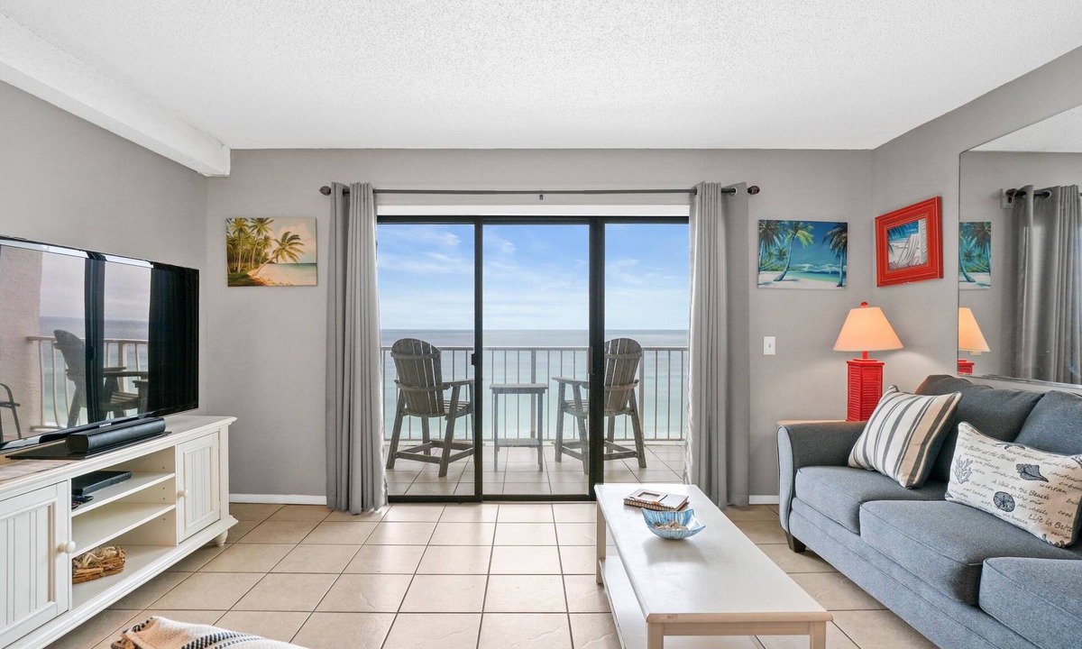 Panama City Beach Condo | Summit 1307 - Beachfront, Gulf Front Pools, Hot Tub - Free Golf and Activities!