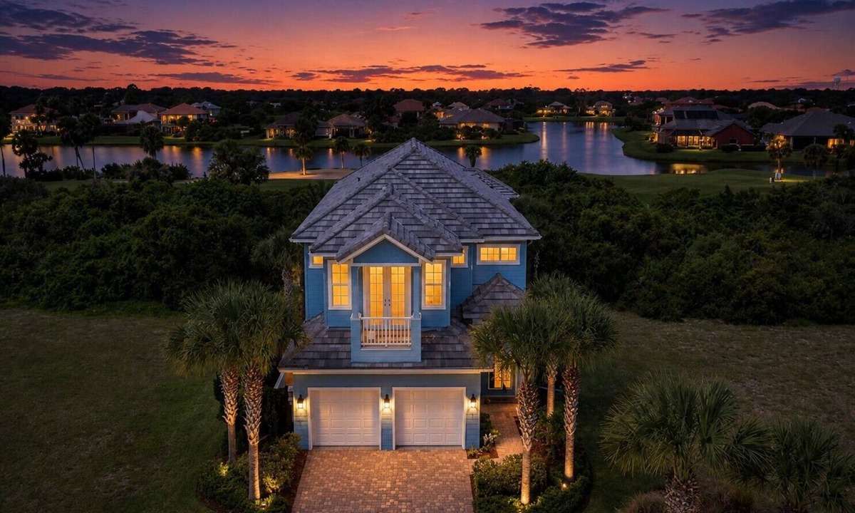 Palm Coast House | Sunset Blue pool home at Cinnamon Beach, new private heated pool, book today!