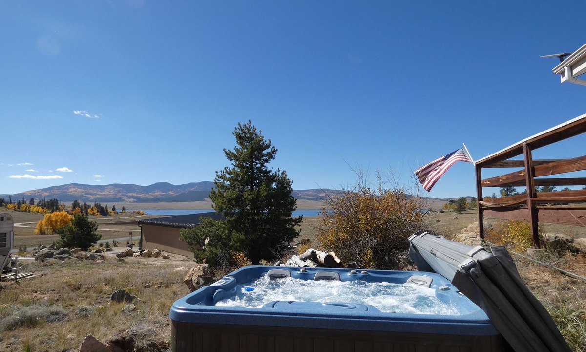 Lake George Cabin | The Bighorn Cabin overlooking Eleven Mile Reservoir, HOT TUB! Closest to Lake!