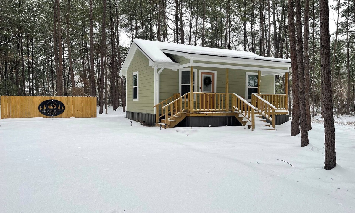 Powderly House | Tiny House -Whispering Pines on a quiet country road