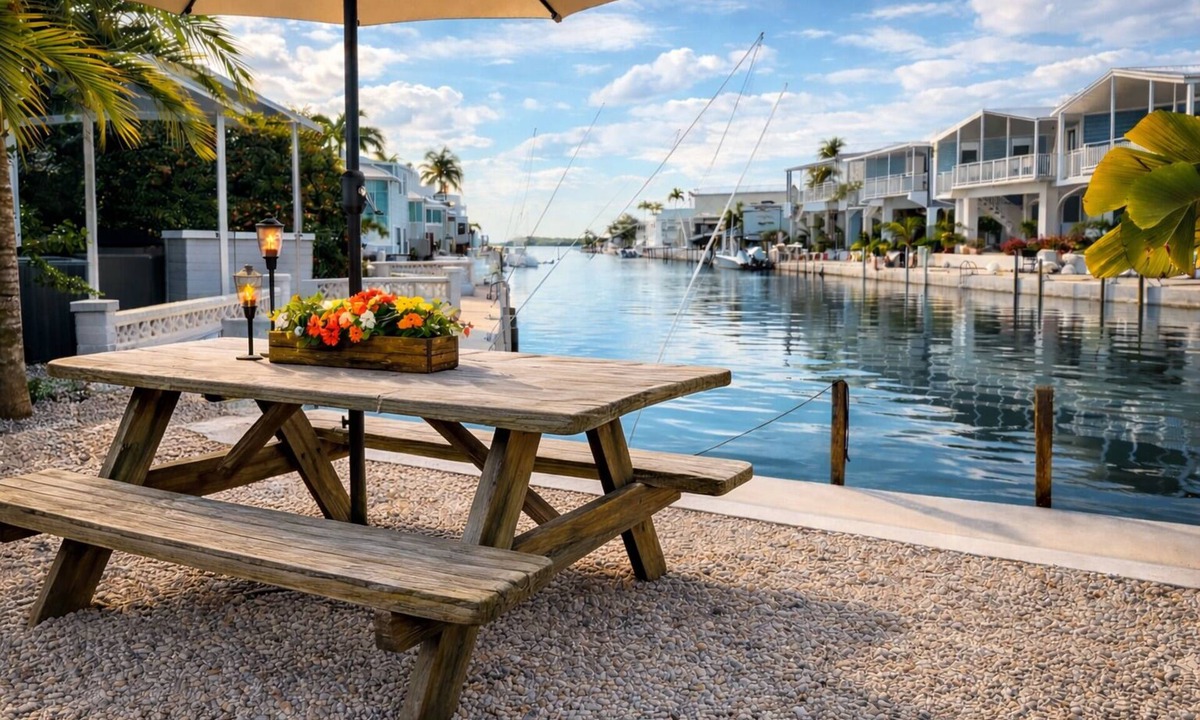 Cutthroat Harbor Estates RV Rental | Tropical Waterfront RV lot in Cudjoe Key perfect for your getaway.