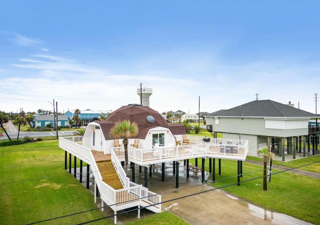 Jamaica Beach House | Unique home with massive deck and close to beach