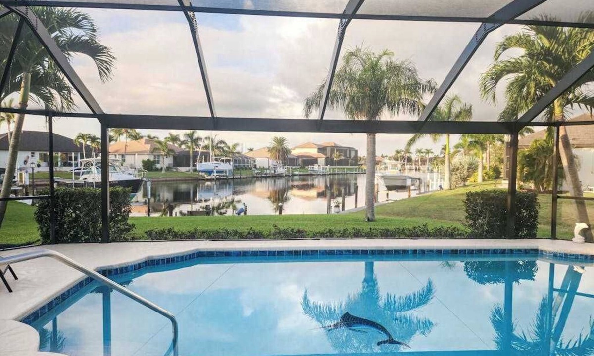 Burnt Store Isles House | Waterfront Bliss with Private Pool & Gulf Access