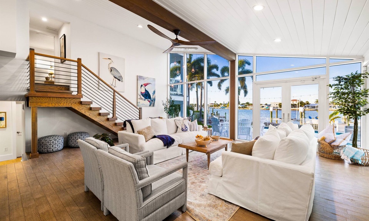 Indian Rocks Beach House | Waterfront Oasis | Pool, Dock, Golf Cart to Beach