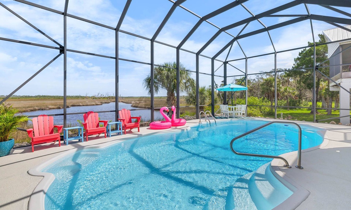 Spring Hill House | Waterfront Retreat Heated Saltwater Pool
