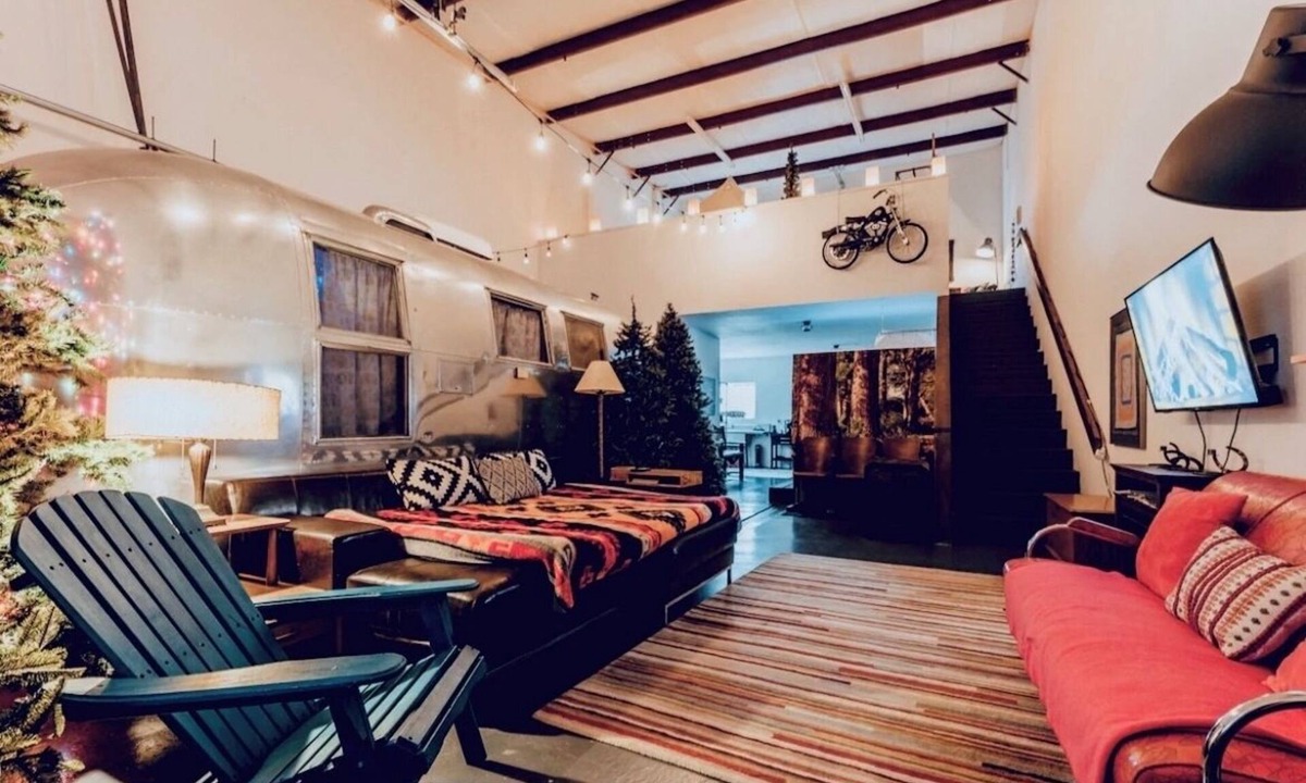 Southside House | Whimsical Glamping Loft + Airstream by Meow Wolf