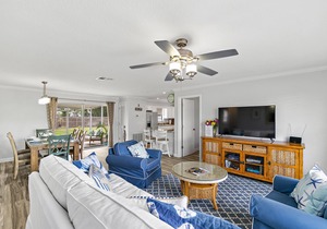 Beachside escape nestled between the ocean & river