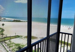 Beautiful 10TH Floor, Gulf-front Condo at Island Winds Perfect For Families! Washer and Dryer in Condo, Designated Parking, Central Air, Free Wifi - Click for reviews!