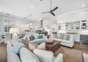 Park District Paradise: Bikes, Golf Cart, WaterColor Beach Club Access, and Luxury Living.