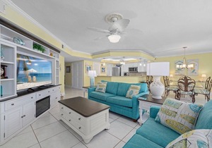 Pine Cove#304 is a 3/2 beachfront Sanibel vacation rental condo