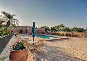 Quiet First-Floor Condo w/ Marina View & Pool
