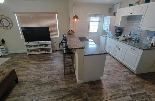 Port Canaveral House | 2BR Beach House. Full Kitchen, W/D, Bikes, Chairs, Boards, BBQ, Backyard Patio