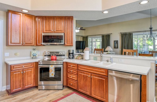 St. Augustine Condo | 4-BDR sleeps 8 -preserve views-easy walk to pool-hot tub -near beaches!