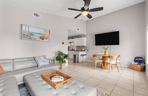 Gulf Lagoon Beach House | 4 Min Walk to Sand | 2BR | King Bed | Private Yd!