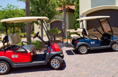 Villa Lago House | 4BR Beach Villa w/2 GOLF CARTS! Near Pool & Wharf. Beach Tram. Covered Patio