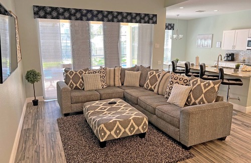 Windsor Hills House | 5BR Disney Villa: Pool & Spa, Game Room, Theater