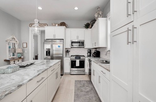 Dune Allen Beach House | Adorable home w/6 seat golf cart, pool & close to beach.