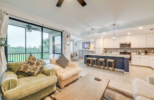 Lakewood Ranch Condo | Balcony w/Course View: Lakewood National Getaway
