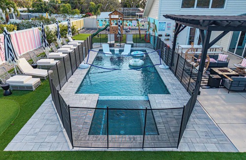 Palma Sola House | Batting Cage, Pool & Spa, Theater | Sleeps 28