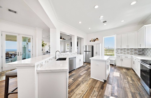 Red Fish Cove House | Bay View Beach Home | 6BR | Decks + Views