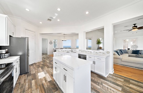 Red Fish Cove House | Bay View Beach Home | 6BR | Decks + Views