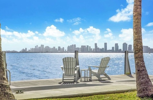 North Bay Village Villa | Bayfront Villa Heated Pool Amazing Views and Beach Access