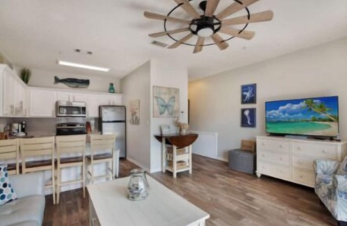 Crystal Beach Condo | Beach Gem! Ground floor, steps to the beach!