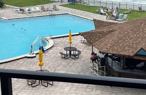 Cate Gray Condo | Beach Side 1-bdrm, AC, Wifi, kitchenette, balcony, direct ocean view.