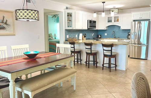Fort Myers Beach Condo | Beachfront beautiful north-end renovated condo, 26’ Private Lanai