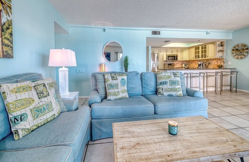 Indian Shores Condo | BEACHFRONT BEAUTY! Beach chairs & sun umbrella provided.