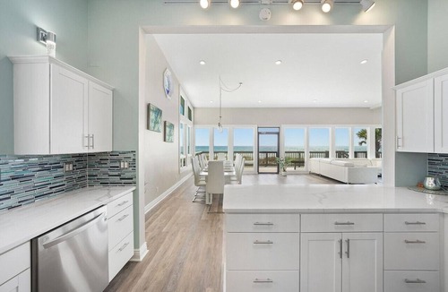 Miramar Beach House | Beachfront Bliss: Spacious Deck, Grill & Unmatched Gulf Views!