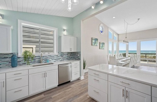 Miramar Beach House | Beachfront Bliss: Spacious Deck, Grill & Unmatched Gulf Views!