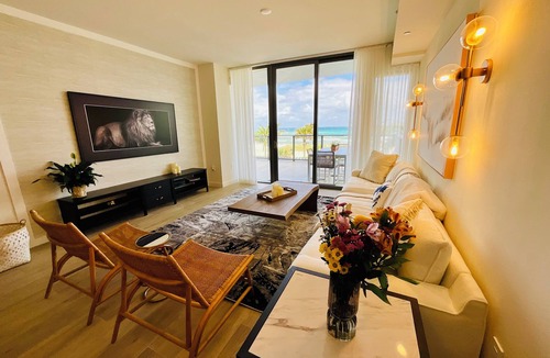 Pompano Beach Condo | BEACHFRONT LUXURY FURNISHED SHORT TERM 2 BEDROOM, FLOWTHROUGH SUNRISE & SUNSET