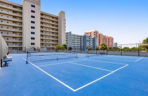 Orange Beach House | Beachfront resort condo with shared pool tennis court free WiFi central AC