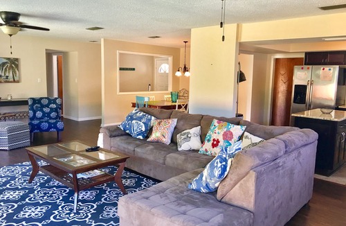 Seacoast Shores House | Beachside Bliss! 4 Bedroom Home with private fenced backyard!