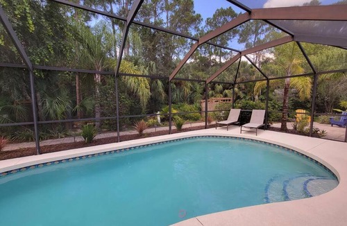 North Port House | Beautiful Heated Pool Home with Backyard Oasis