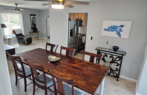 Apollo Beach House | Beautiful Waterfront Home w/Access to Bay, Swim Spa Pool, Hot Tub, Boat Dock.