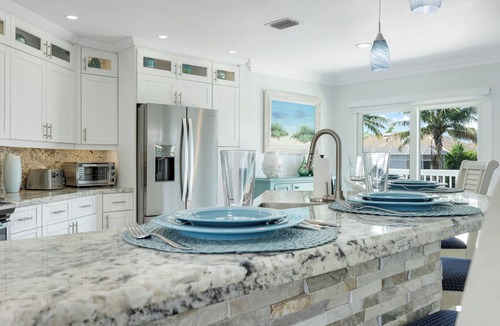 Marco Island House | Beautiful Waterfront Pool Home, Walk to Beach, Pool/PPong Tbl