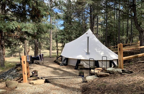Boncarbo House | Bell Tent for Four for Dreamy Glamping Escapes in Colorado