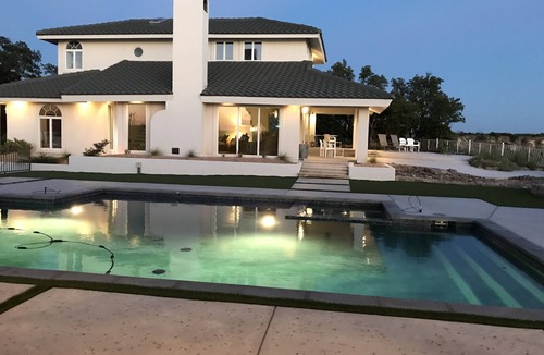 Graford Villa | Brazos Moon: Hell's Gate Basin! Pool, Cliffside, Views, Luxury Home