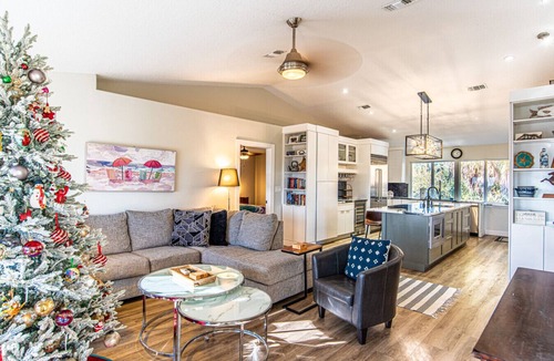 Woods N Waters House | Canal Front|Screened Pool|Dock|Firepit|Dog OK|Sleeps 9