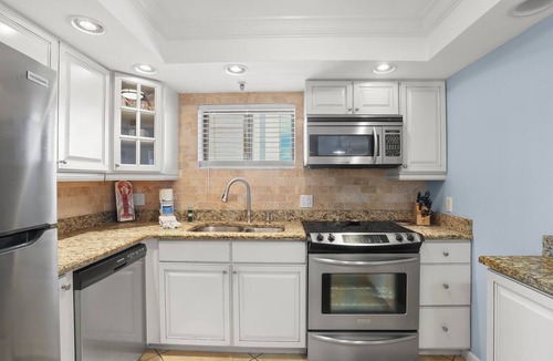 St. Pete Beach Condo | 🌊 Caprice Resort Unit #307 – Corner Unit Elegance with Gulf Views