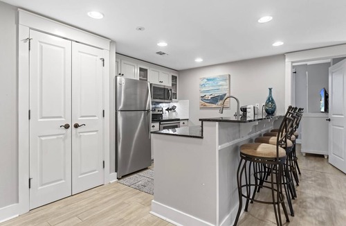 Baytowne Wharf Condo | Charming 2BR at Wharf! Beach, Tropical Pool + Hot Tub, Tram, Spacious Balcony