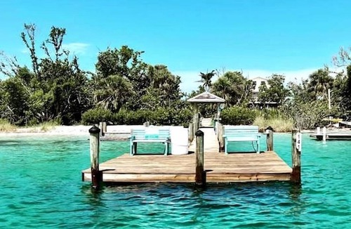 Placida Cottage | Charming Beachfront Cottage with Private Dock on Little Gasparilla Island, Florida