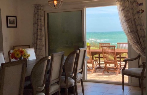 Melbourne Beach House | Charming Home directly on Private Beach
